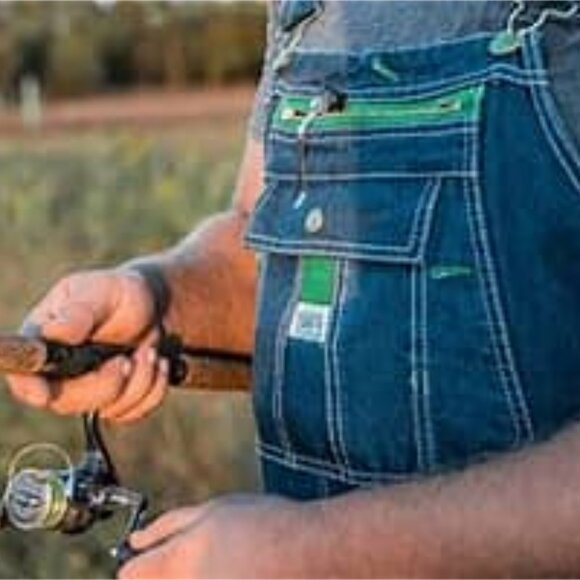 Liberty Relaxed Fit Denim Overalls NWT sz 34x30 - Picture 1 of 16